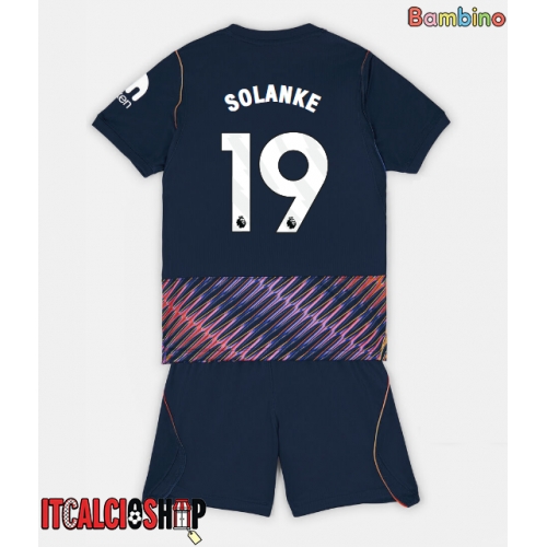 Tottenham Hotspur Dominic Solanke #19 Seconda Maglia Bambino 2026-27 Manica Corta (+ Pantaloni corti)